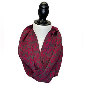 Michael Kors Scarf Womens Logo Acrylic Infinity Scarf